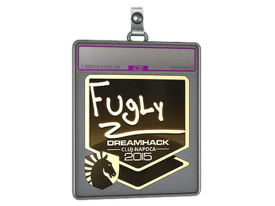 Sticker Slab | FugLy (Gold) | Cluj-Napoca 2015