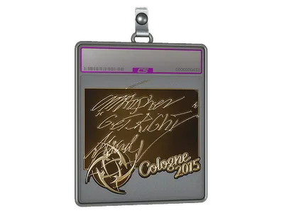 Sticker Slab | GeT_RiGhT (Gold) | Cologne 2015