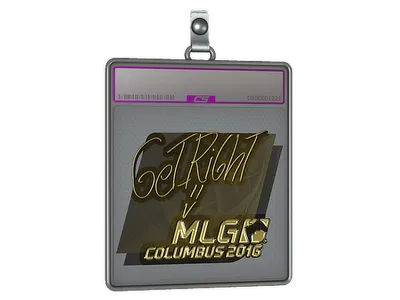 Sticker Slab | GeT_RiGhT (Gold) | MLG Columbus 2016