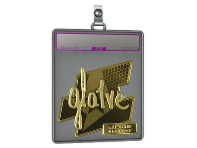 Sticker Slab | gla1ve (Gold) | Atlanta 2017