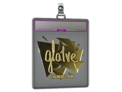 Sticker Slab | gla1ve (Gold) | Cologne 2016