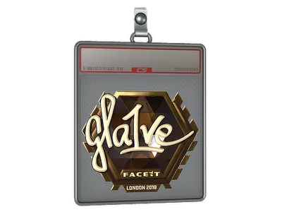 Sticker Slab | gla1ve (Gold) | London 2018