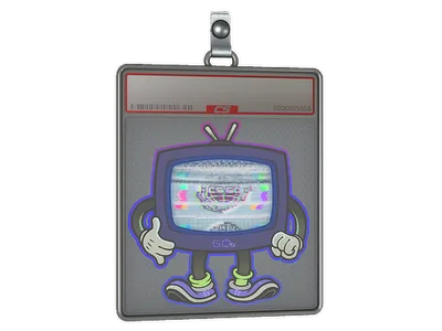 Sticker Slab | Global TV (Lenticular)