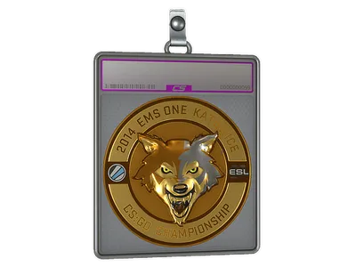 Sticker Slab | Gold ESL Wolf (Foil) | Katowice 2014