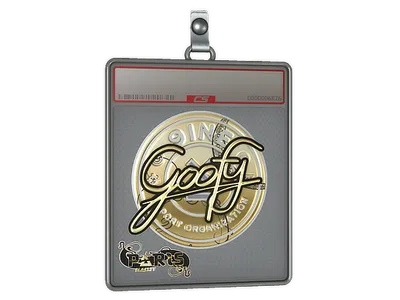 Sticker Slab | Goofy (Gold) | Paris 2023