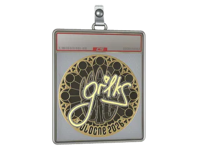 Sticker Slab | gr1ks (Gold) | Cologne 2026