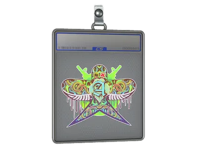 Sticker Slab | Green Swallow