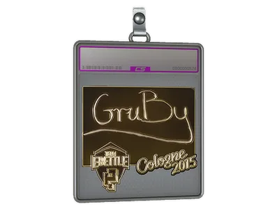 Sticker Slab | GruBy (Gold) | Cologne 2015