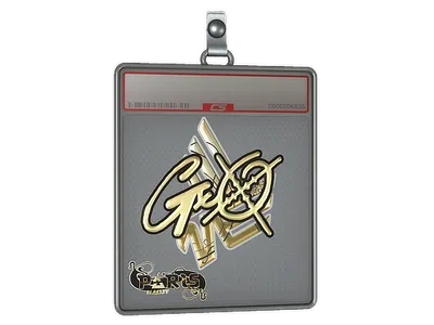 Sticker Slab | gxx- (Gold) | Paris 2023