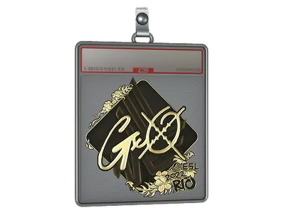 Sticker Slab | gxx- (Gold) | Rio 2022