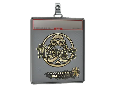 Sticker Slab | hades (Gold) | Antwerp 2022