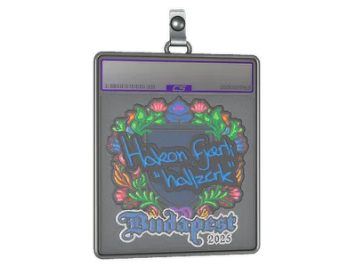 Sticker Slab | hallzerk (Embroidered) | Budapest 2025