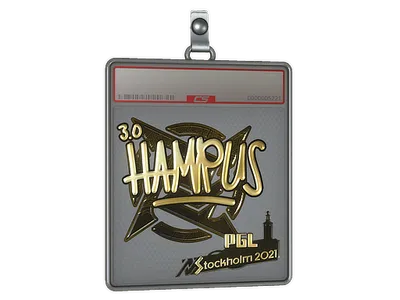 Sticker Slab | hampus (Gold) | Stockholm 2021