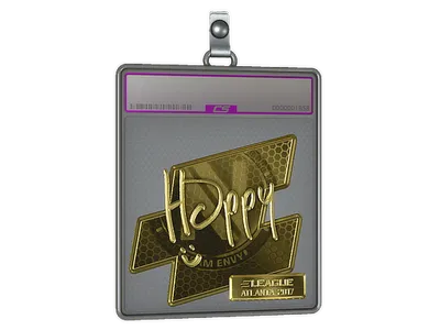 Sticker Slab | Happy (Gold) | Atlanta 2017