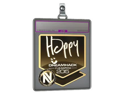 Sticker Slab | Happy (Gold) | Cluj-Napoca 2015