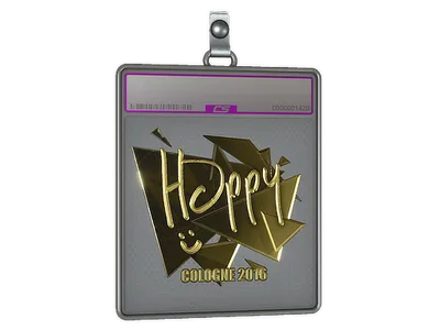 Sticker Slab | Happy (Gold) | Cologne 2016