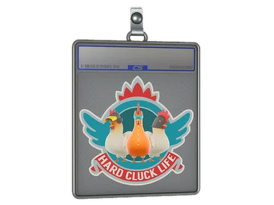 Sticker Slab | Hard Cluck Life