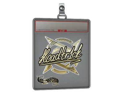 Sticker Slab | headtr1ck (Gold) | Paris 2023