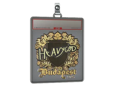 Sticker Slab | Heavygod (Gold) | Budapest 2025