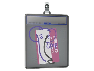 Sticker Slab | Hello UMP-45