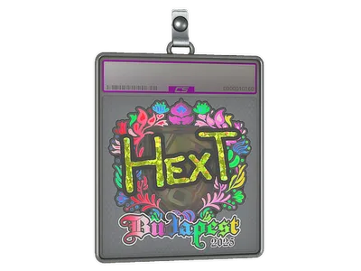 Sticker Slab | HexT (Holo) | Budapest 2025