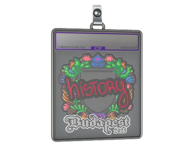 Sticker Slab | History (Embroidered) | Budapest 2025