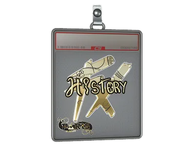 Sticker Slab | History (Gold) | Paris 2023