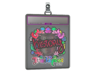 Sticker Slab | History (Holo) | Budapest 2025