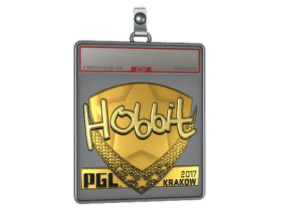 Sticker Slab | Hobbit (Gold) | Krakow 2017