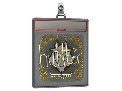 Sticker Slab | huNter- (Gold) | Austin 2025