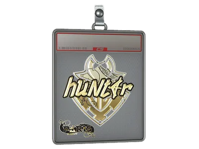 Sticker Slab | huNter- (Gold) | Paris 2023