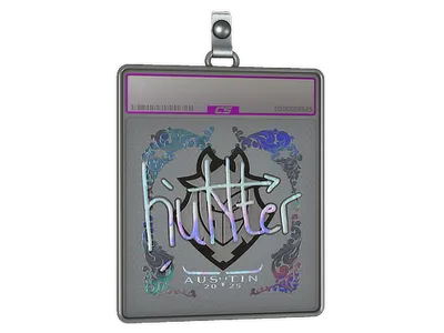 Sticker Slab | huNter- (Holo) | Austin 2025