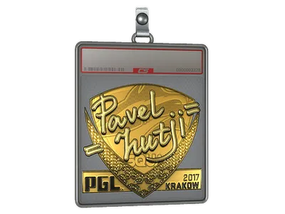 Sticker Slab | hutji (Gold) | Krakow 2017