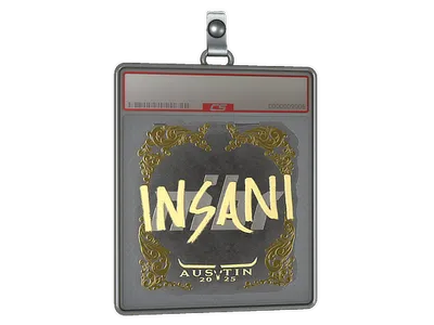Sticker Slab | insani (Gold) | Austin 2025