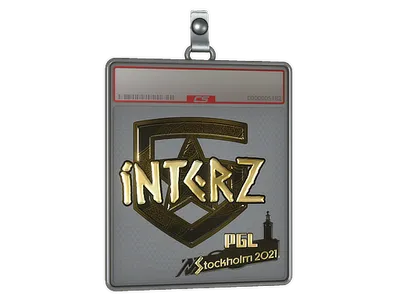 Sticker Slab | interz (Gold) | Stockholm 2021