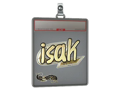 Sticker Slab | isak (Gold) | Paris 2023