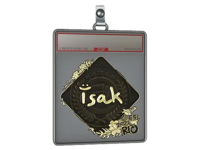 Sticker Slab | isak (Gold) | Rio 2022