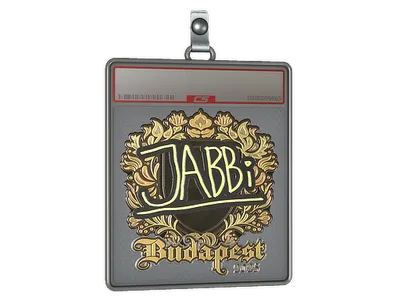 Sticker Slab | jabbi (Gold) | Budapest 2025
