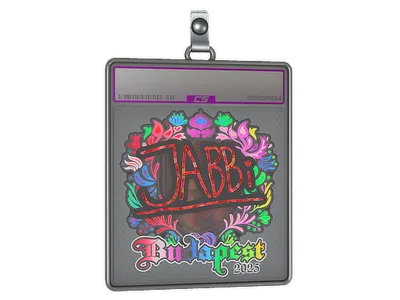 Sticker Slab | jabbi (Holo) | Budapest 2025