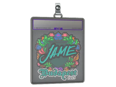 Sticker Slab | Jame (Embroidered) | Budapest 2025