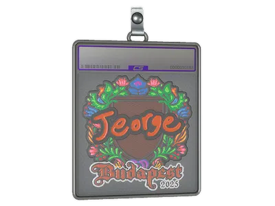 Sticker Slab | jeorge (Embroidered) | Budapest 2025