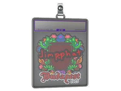 Sticker Slab | Jimpphat (Embroidered) | Budapest 2025