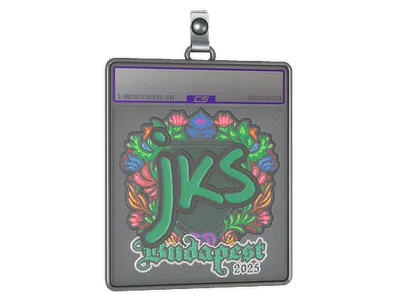 Sticker Slab | jks (Embroidered) | Budapest 2025