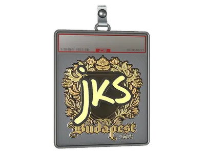 Sticker Slab | jks (Gold) | Budapest 2025