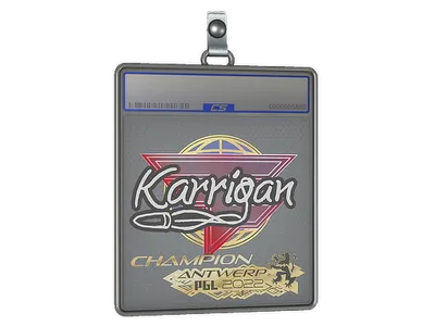 Sticker Slab | karrigan (Champion) | Antwerp 2022