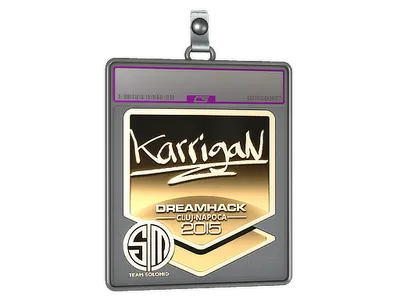 Sticker Slab | karrigan (Gold) | Cluj-Napoca 2015