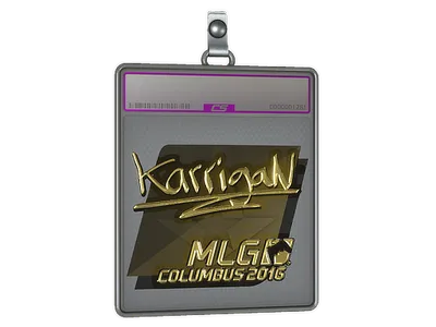 Sticker Slab | karrigan (Gold) | MLG Columbus 2016