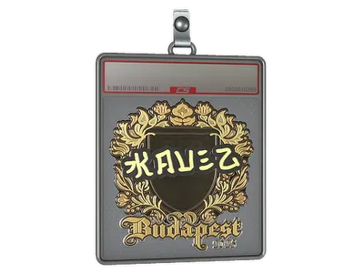 Sticker Slab | kauez (Gold) | Budapest 2025