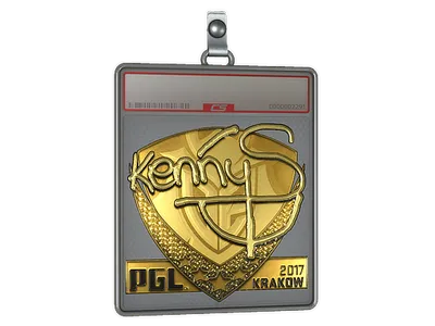 Sticker Slab | kennyS (Gold) | Krakow 2017