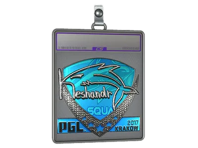 Sticker Slab | keshandr (Foil) | Krakow 2017